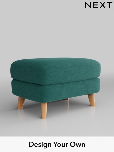 Fine Chenille Easy Clean/Dark Juniper Green Parker Buttoned Back (AM7403) | £425