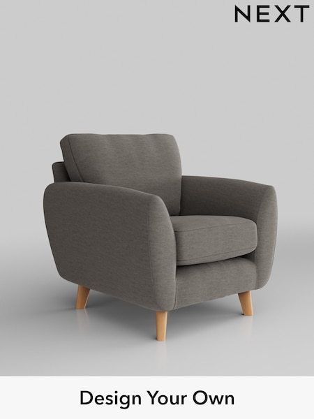 Fine Chenille Easy Clean/Dark Smoke Grey Wilson (AM7409) | £550