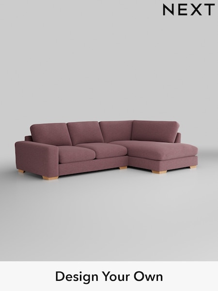 Fine Chenille Easy Clean/Mid Mulberry Purple Houghton Deep Sit (AM7414) | £2,199