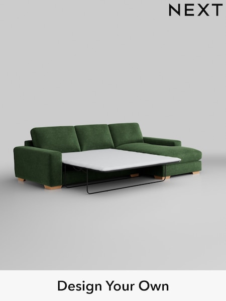 Luxe Chenille/Dark Green Houghton Deep Relaxed Sit (AM7431) | £2,975