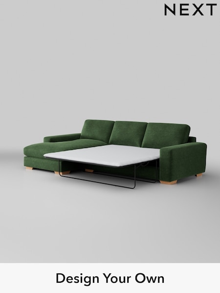 Luxe Chenille/Dark Green Houghton Deep Relaxed Sit (AM7431) | £2,975