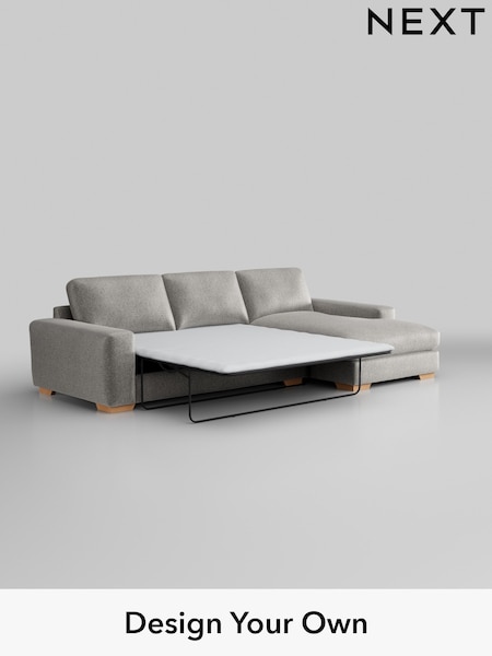 Plush Chenille/Light Grey Houghton Deep Relaxed Sit (AM7446) | £2,825