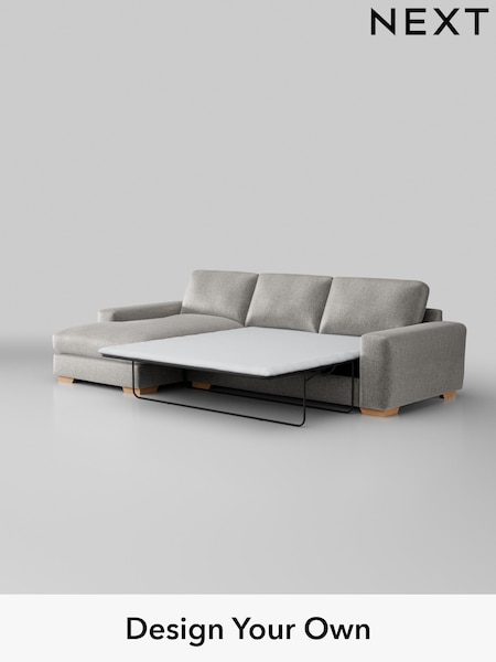 Plush Chenille/Light Grey Houghton Deep Relaxed Sit (AM7446) | £2,825