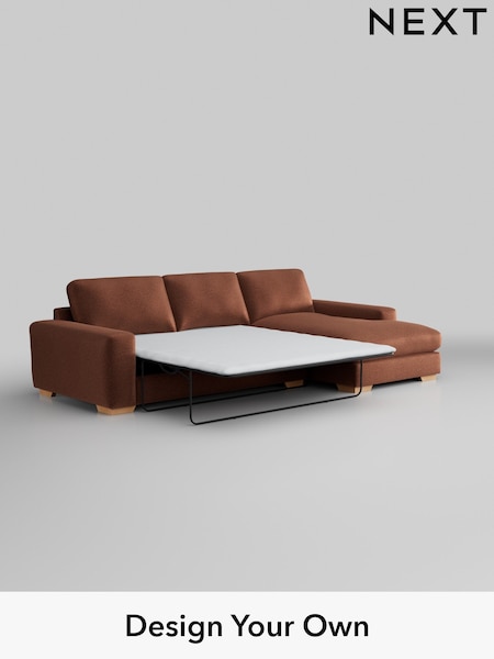Plush Chenille/Dark Rust Brown Houghton Deep Relaxed Sit (AM7450) | £2,825