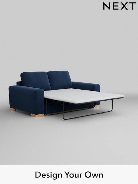 Plush Velvet Easy Clean/Airforce Blue Houghton Deep Relaxed Sit (AM7463) | £1,525