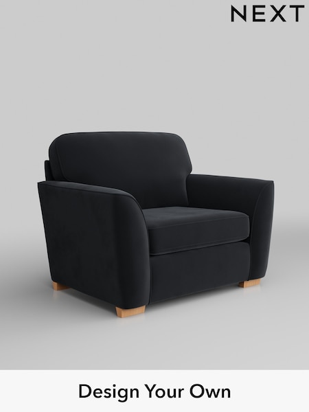 Plush Velvet Easy Clean/Charcoal Grey Malvern (AM7467) | £725