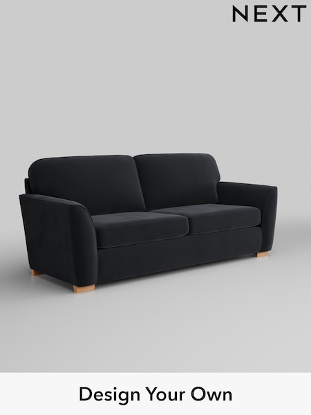 Plush Velvet Easy Clean/Charcoal Grey Malvern (AM7467) | £1,175