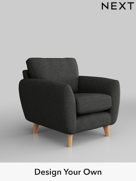 Tweedy Blend Easy Clean/Charcoal Grey Wilson (AM7486) | £450