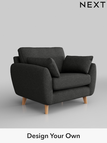 Tweedy Blend Easy Clean/Charcoal Grey Wilson (AM7486) | £550