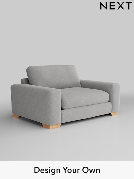 Tweedy Chenille/Silver Grey Houghton Deep Relaxed Sit (AM7509) | £1,099