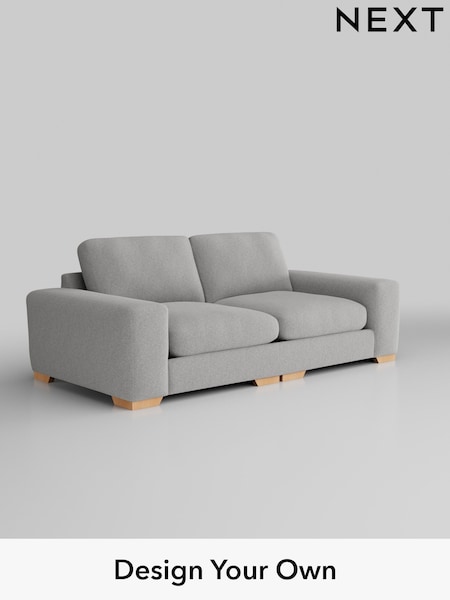 Tweedy Chenille/Silver Grey Houghton Deep Relaxed Sit (AM7509) | £1,399