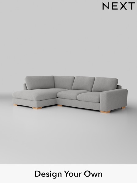 Tweedy Chenille/Silver Grey Houghton Deep Relaxed Sit (AM7509) | £2,150