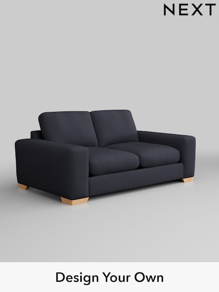 Tweedy Blend Easy Clean/Dark Slate Blue Houghton Deep Relaxed Sit (AM7518) | £1,199
