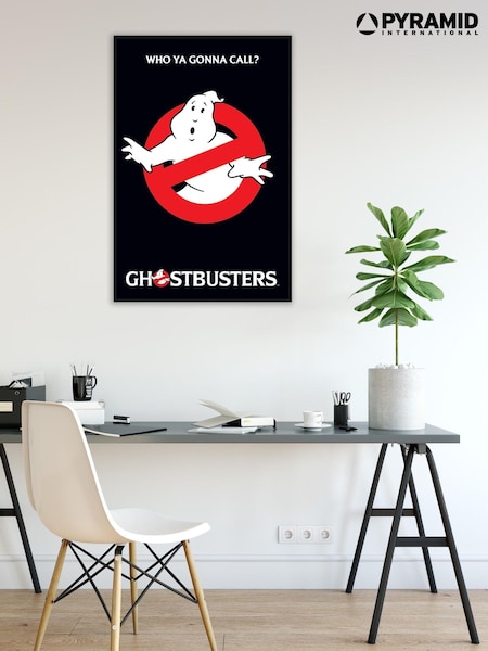 Pyramid International Black Ghostbusters Logo Framed Maxi Poster (AM7533) | £30