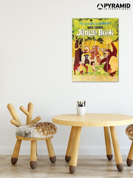 Pyramid International Green The Jungle Book Wooden Wall Art (AM7550) | £30
