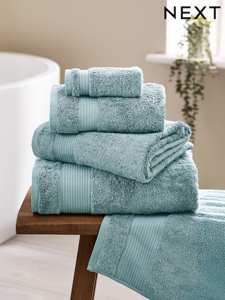 Blue Teal Egyptian Cotton Towel (AM7572) | £6 - £26