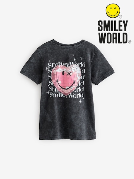 SMILEYWORLD® Girls Graphic Relaxed 100% Cotton T-Shirt (AM7786) | £14 - £16