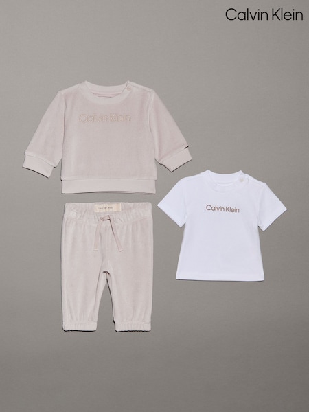 Calvin Klein Grey Velvet Towelling Logo Giftpack (AM7834) | £120