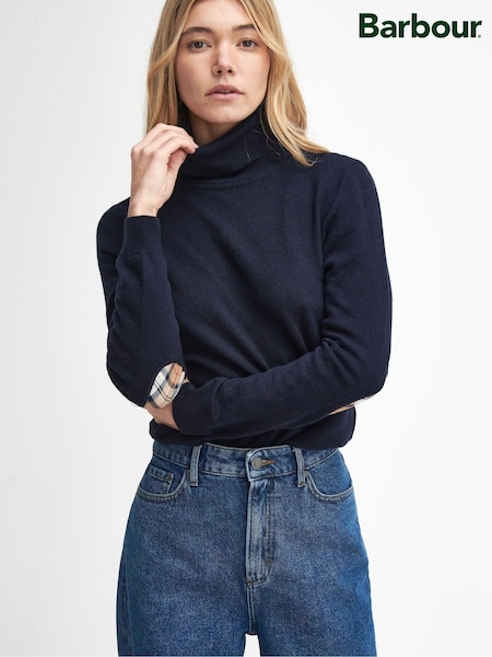 Barbour® Blue Pendle Knit Jumper (AM8024) | £90