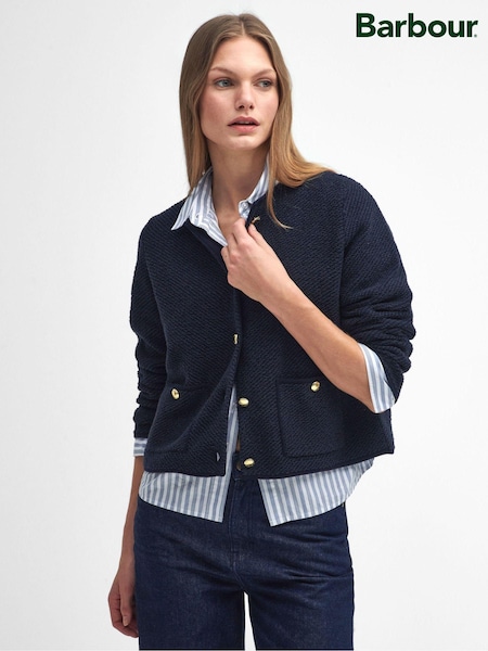 Barbour® Blue Celeste Cardigan (AM8039) | £129