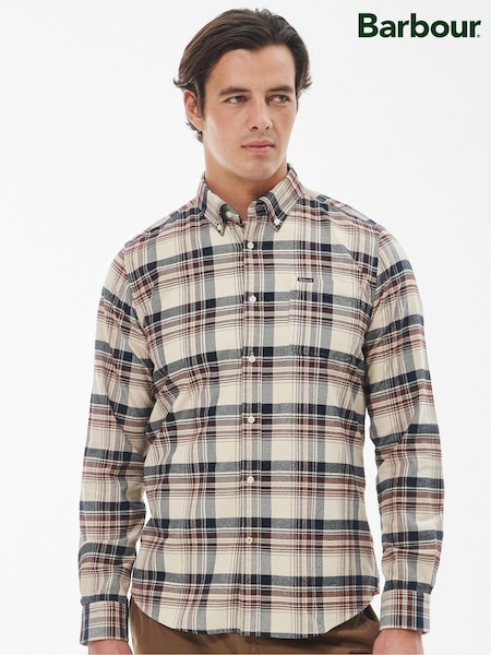 Barbour® Cream Shieldton TF 100% Cotton Shirt (AM8050) | £75