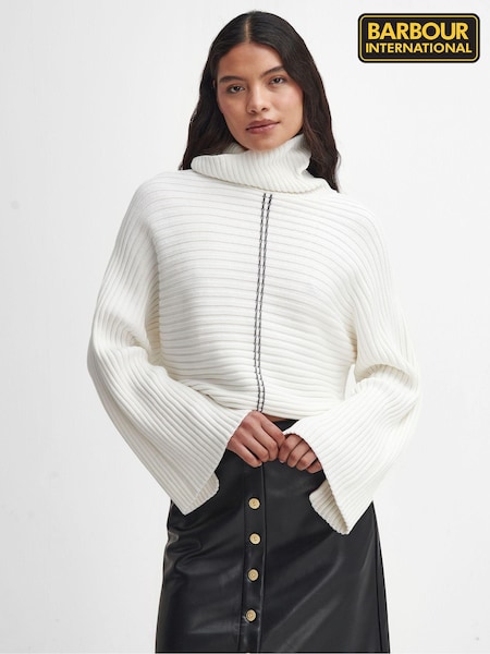 Barbour® International Serova Knit 100% Cotton Jumper (AM8066) | £90