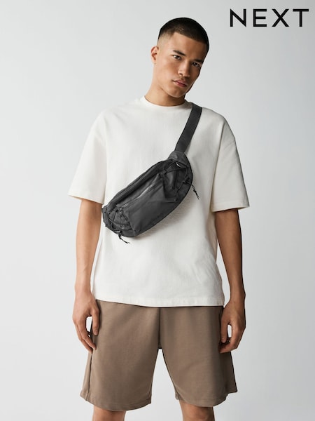 Black Crossbody Bum Bag (AM8099) | £20