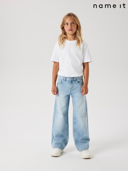 Name It Light Blue Wide Leg Jeans (AM8106) | £22