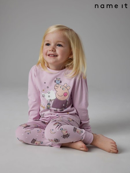 Name It Pink Peppa Pig Printed Pyjamas Set (AM8109) | £23