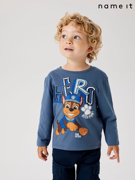 Name It Blue Paw Patrol Graphic Long Sleeve T-Shirt (AM8116) | £15