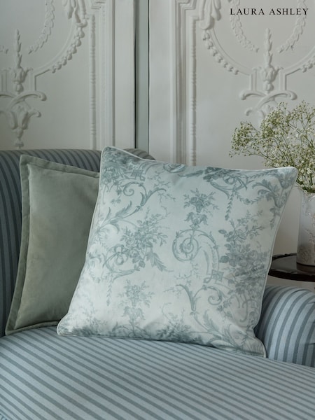 Laura Ashley Sage Tuileries Cushion (AM8141) | £38