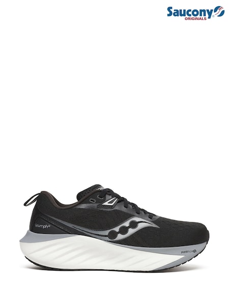 Saucony Womens Triumph 22 Black Trainers (AM8471) | £170