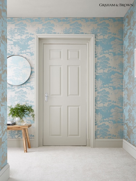Graham & Brown Dusk Meadow A4 Wallpaper Sample (AM8977) | £1