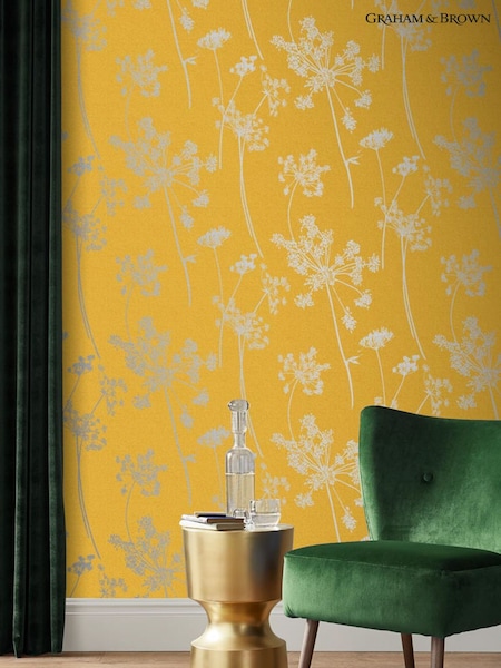 Graham & Brown Summer Anthriscus A4 Wallpaper Sample (AM8987) | £1