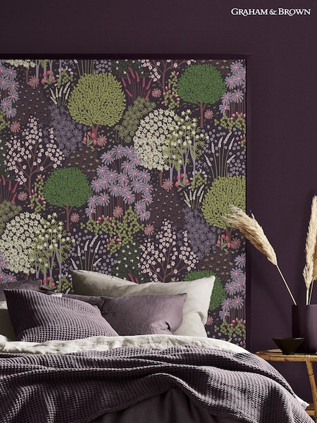 Graham & Brown Plum Fable A4 Wallpaper Sample (AM8993) | £1
