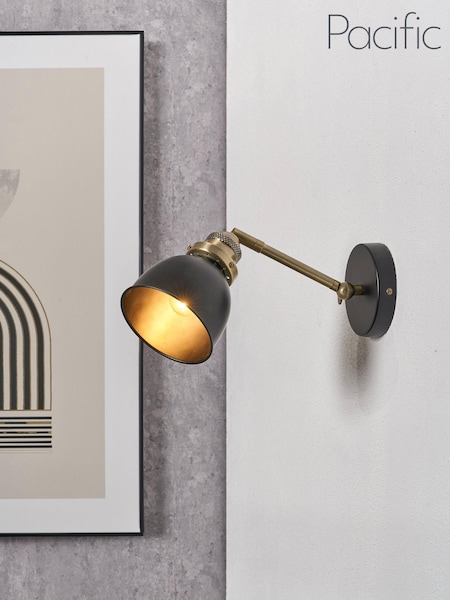 Pacific Lifestyle Black Task Wall Light (AM9355) | £60