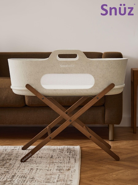 Snuz Barley or Walnut Moses Basket Stand Set (AM9593) | £100
