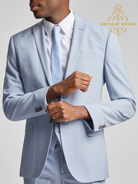 Antique Rogue Blue Cloud Tailored Jacket (AM9713) | £115