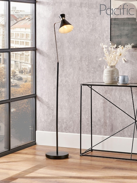 Pacific Black Metal Floor Lamp (AN1131) | £125