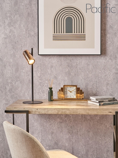 Pacific Rose Gold Metal LED Table Lamp (AN1150) | £100