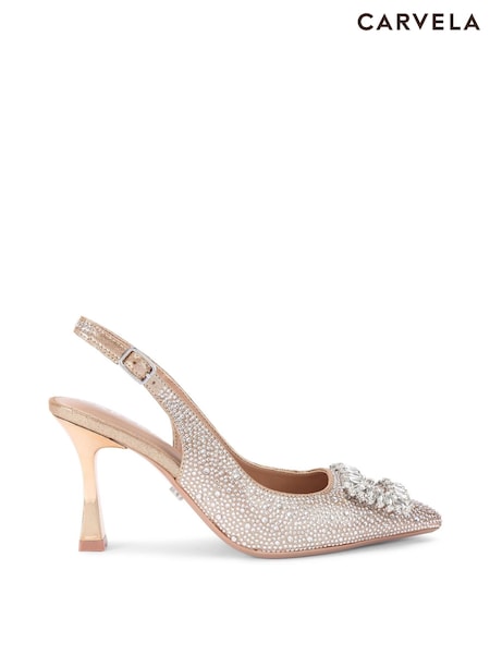Carvela Virtue Sling Black Shoes (AN1193) | £99
