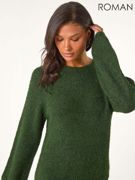 Roman Green Light Soft Knit Blouson Jumper (AN1217) | £40