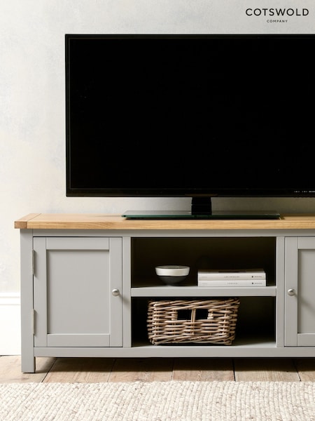 Cotswold Company Pebble Grey Simply Cotswold TV Stand (AN1229) | £265