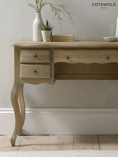 Cotswold Company Limewash Oak Camille Dressing Table (AN1237) | £815
