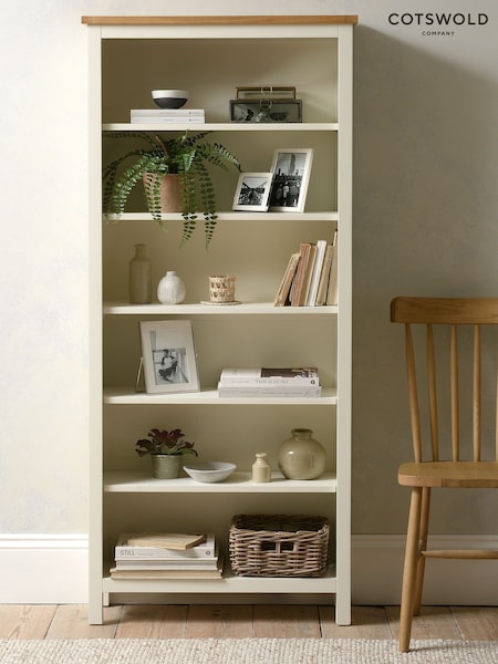 Cotswold Company Classic Cream 'Simply Cotswold' Large Bookcase (AN1238) | £315