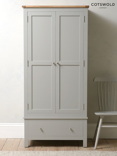 Cotswold Company Pebble Grey Simply Cotswold' Double Wardrobe (AN1243) | £575