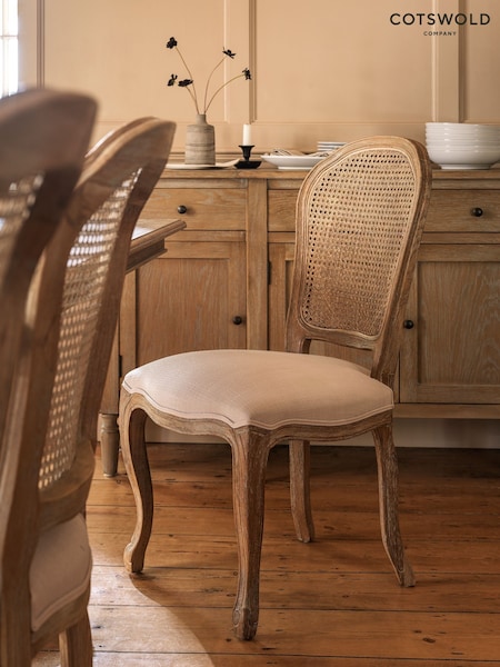 Cotswold Company Limewash Oak Camille Dining Chair (AN1247) | £305