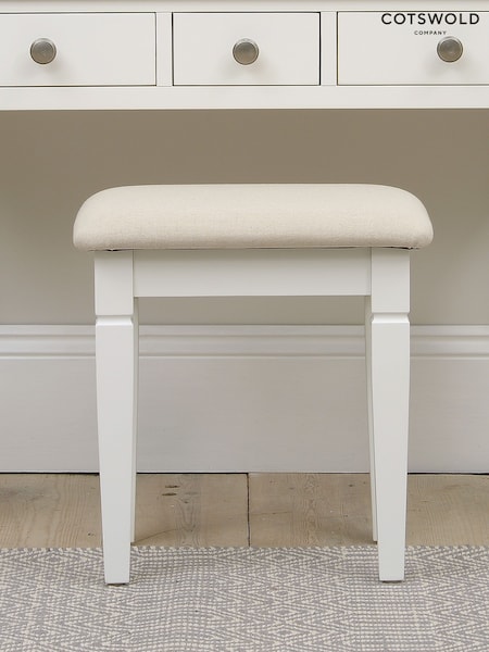 Cotswold Company Warm White Chantilly Dressing Table Stool (AN1248) | £105