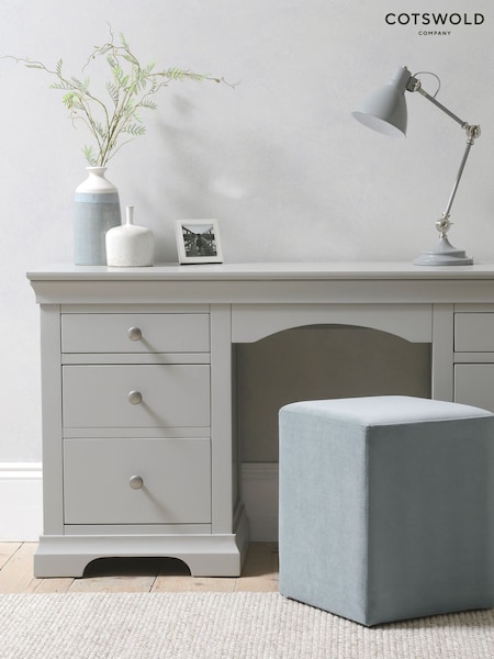 Cotswold Company Pebble Grey Chantilly Dressing Table (AN1249) | £730
