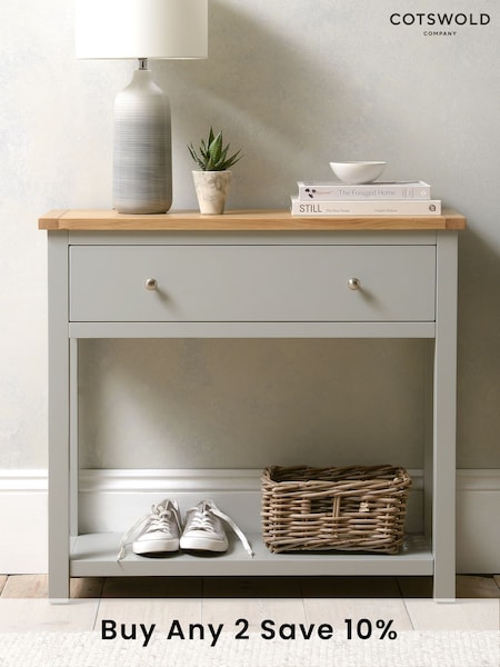 Cotswold Company Pebble Grey 'Simply Cotswold' Console Table (AN1263) | £155